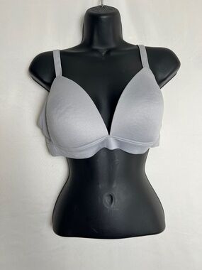 Auden Light Gray Seamless T-Shirt Bra